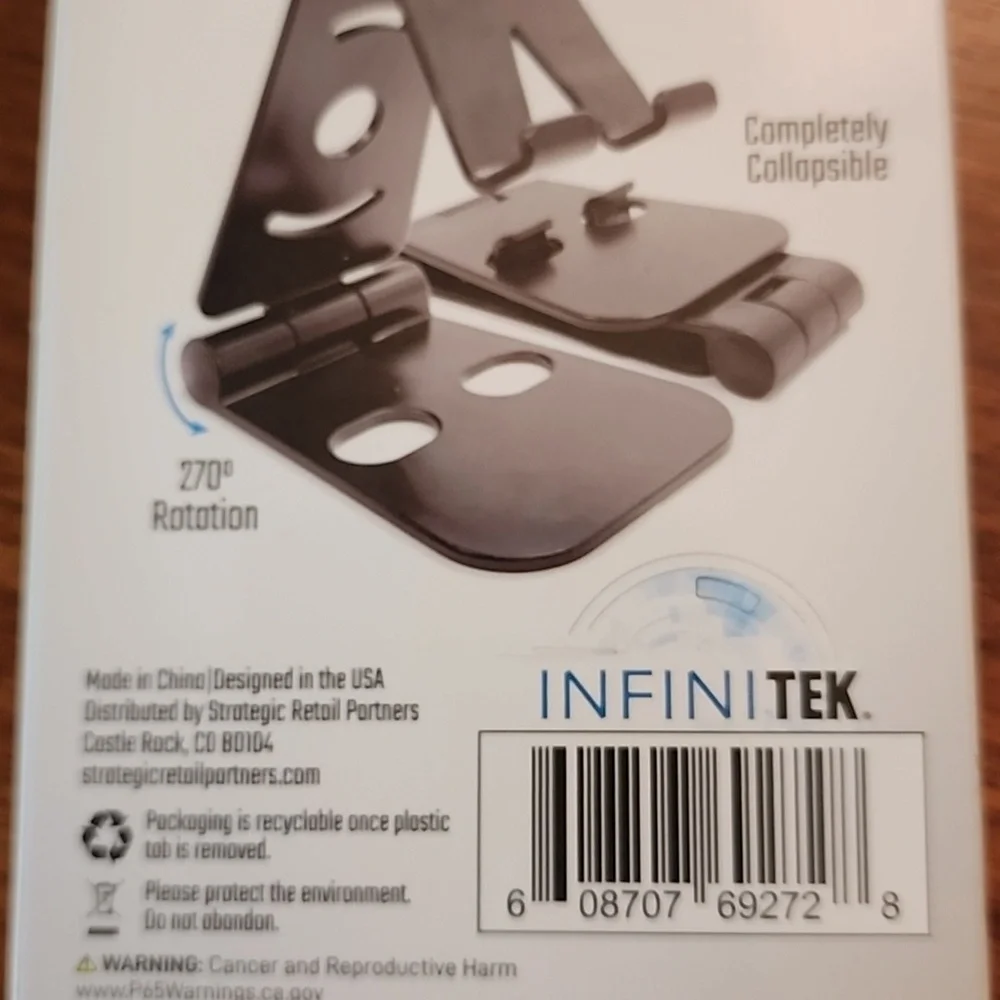 InfiniTek Black Cell Phone Stand